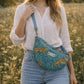 Handmade Cross Body Bag - Elara - Wildflower Path - Nyla
