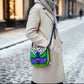 Handmade Leather Crossbody Bag - Romy - Wild Lagoon