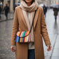 Handmade Leather Crossbody bag - Lola- Electric Rainbow