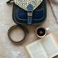 Handmade Leather Crossbody Bag - Romy - Forest Mirage