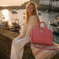 Handmade Duffle Bag - The Indria - Postcards from the Coast - Mabel