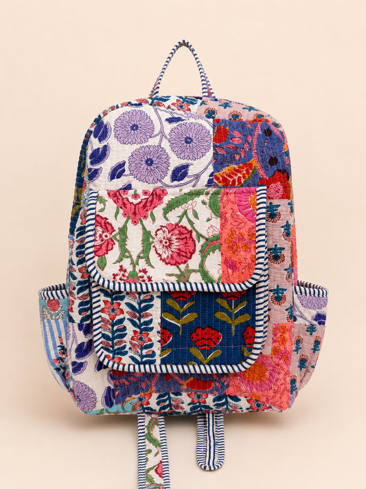 Cotton Backpack - Sienna - Meadow Mist